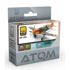Ammo Mig Jimenez - ATOM FRENCH WWII AIRCRAFT COLOURS SET (10/24) *
