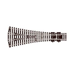 Peco - 1/76 TURNOUT 3 WAY MEDIUM RADIUS 220MM