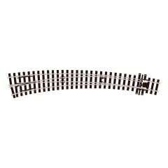 Peco - 1/76 TURNOUT CURVED LARGE RADIUS L/H 237MM