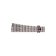 Peco - 1/76 TURNOUT MEDIUM RADIUS R/H 160MM