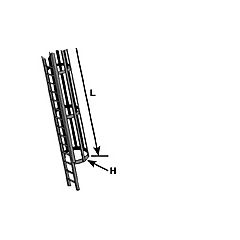 Plastruct - 1/24 LADDER en SAF. CAGE STY. GRAY 32.9MM Ø 300MM 1X CLS-16