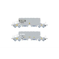 Rivarossi - 1/87 D-VTGCH 2-P TAOOS HOPPER WAGON GREY VI (6/24) *
