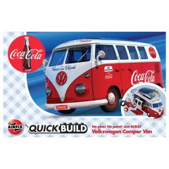 Airfix-quickbuild Coca-cola Vw Camper Van  (9/20) * (Afj6047)