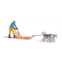 Busch - A-set:hundeschlitten 2 H0 (Bu7817)