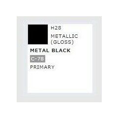 Mrhobby - Aqueous Hob. Col. 10 Ml Metal Black (Mrh-h-028)