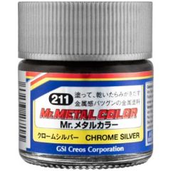 Mrhobby - Mr. Metal Colors 10 Ml Chrome Silver (Mrh-mc-211)