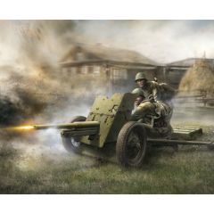 Zvezda - Soviet Gun 45mm (Zve6112)