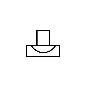 Plastruct - REDUCING TEE TB-4/TB-2 BUTY WH. 3.2MM 5X TPR-42
