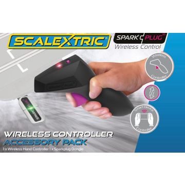 Scalextric - SPARKPLUG WIRELESS HAND CONTROLLER W/T (12/24) *