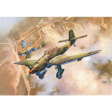 Trumpeter - 1/24 Junkers Ju-87b-2 Stuka - Trp02421