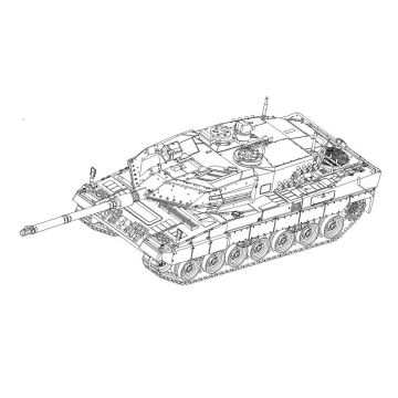 Trumpeter - 1/72 GERMAN LEOPARD 2A6 MAIN BATTLE TANK
