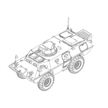 Trumpeter - 1/72 M706 COMMANDO ARMORED CAR IN VIETNAM (6/23) *