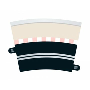 Scalextric - Single Lane Radius 3 Curve 22.5° X 4 (Sc7017)