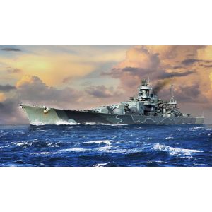 Maquette De Bateau De Guerre Allemand Scharnhorst 1:700