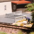 Busch - 1/87 M-SET: GELANDER/ZAUN