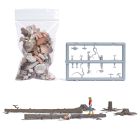 Busch - 1/87 A-SET: SPIELEN AM WALDBACH H0 (1/25) *
