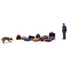 Busch - 1/87 A-SET:POLIZEI/SPURHUND H0 (03/25) *