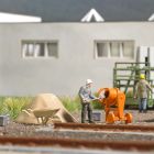 Busch - 1/87 ACTION SET: BETON MISCHEN H0