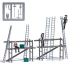Busch - 1/87 A-SET: ZIMMERMANNER H0 (1/25) *
