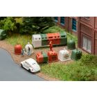 Faller - 1/160 SET MET SORTEERCONTAINERS (3/24) *