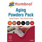 Humbrol - Aging Powder Mixed Pack - 6 X 9 Ml (4/22) *hav0020