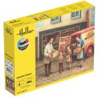 Heller - 1/24 STARTER KIT GROCER FAMILY
