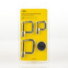 Heller - SCREW CLAMP SET (3 PIECES) WITH MAGNETIC BASE