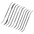 HobbyTime Tools - RIFFLER FILE SET – 10 PIECES (BUDGET-FRIENDLY)