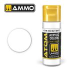 Ammo Mig Jimenez - ATOM ACRYLIC COLOR MATT WHITE 20 ML