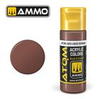 Ammo Mig Jimenez - ATOM ACRYLIC COLOR UMBER BROWN 20 ML