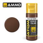 Ammo Mig Jimenez - ATOM ACRYLIC COLOR BROWN 20 ML