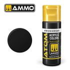 Ammo Mig Jimenez - ATOM ACRYLIC COLOR SATIN BLACK 20 ML