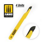 Ammo Mig Jimenez - SCALPELS STANDARD BLADE CURVED LARGE 4 PCS.