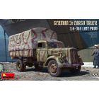 MiniArt - 1/35 GERMAN 3T CARGO TRUCK  3,6-36S LATE PROD