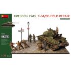 MiniArt - 1/35 DRESDEN 1945. T-34/85 FIELD REPAIR. BIG SET