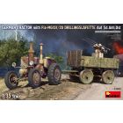 MiniArt - 1/35 GERMAN TRACTOR WITH FLA-MG151/20 DRILLINGSLAFETTE