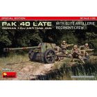 MiniArt - 1/35 GERMAN 7.5CM PAK 40 LATE W/ELITE ARTILLERIE REGIMENT CR