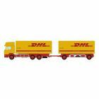 Minis - 1/160 MAN F90 3-ACHS KOFFER-HANGERZUG DHL (?/23) *