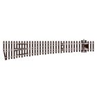 Peco - 1/76 TURNOUT LARGE RADIUS L/H 258MM