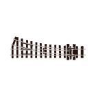 Peco - 1/76 TURNOUT IRREGULAR SLEEPER SMALL RADIUS R/H 125MM