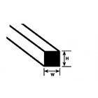 Plastruct - ROD SQUARE STYRENE 0.3x0.3MM 250MM 10X MS-10