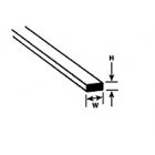 Plastruct - STRIP RECTANGULAR STYRENE WH. 0.3x2.5MM 250MM 10X MS-110