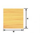 Plastruct - SHEET WOOD PLANKING STYRENE BEIGE 1.6x300x175MM 2X PS-32