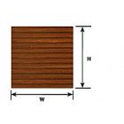 Plastruct - SHEET CLAPBOARD SIDING WH. 3.2x300x175MM 2X PS-49