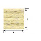 Plastruct - 1/100 SHEET DRESSED STONE BEIGE 0.5x300x175MM 2X PS-82