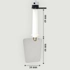 Raboesch - SPADE RUDDER 35X37MM