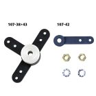 Raboesch - RUDDER/SERVO T ARM Ø4  L=39MM 1PC