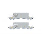 Rivarossi - 1/87 D-VTGCH 2-P TAOOS HOPPER WAGON GREY VI (6/24) *