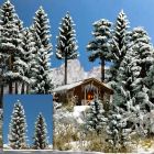 Busch - 2 Schnee-fichten, 90/120 Mm (Bu6152)