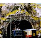 Busch - 2 Doppelgleis-portale N (Bu8192)